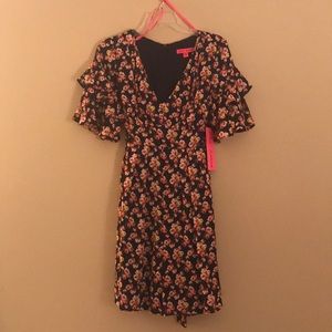 Awesome Betsey Johnson floral romper!